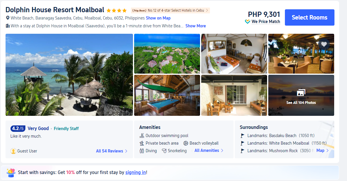 Dolphin House Resort Moalboal