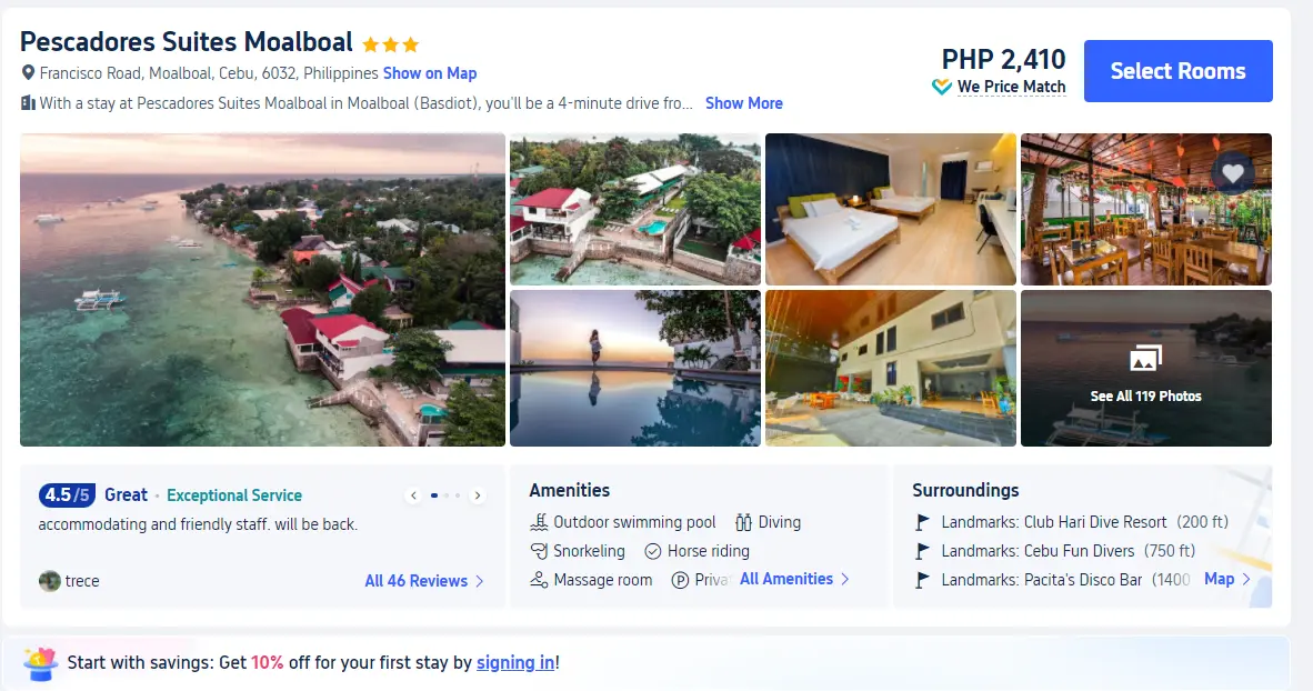 Why Choose Pescadores Seaview Suites?